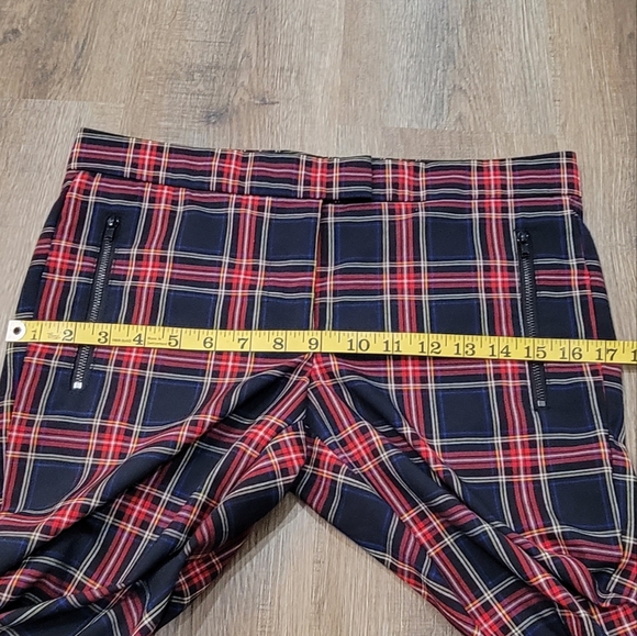 Joe Fresh Dress Pant, Plaid Tartan, Zipper pockets, size 2 - Picture 4 of 11